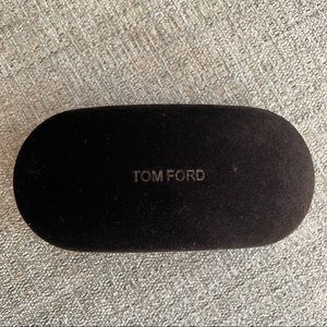 Tom Ford Dark Brown Velvet Glasses Sunglasses Case